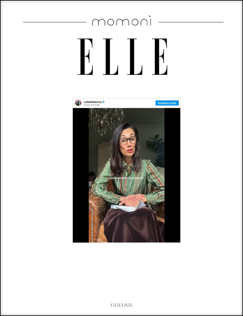 Csaba_Dalla_Zorza wears_Momoni_on_Elle.it